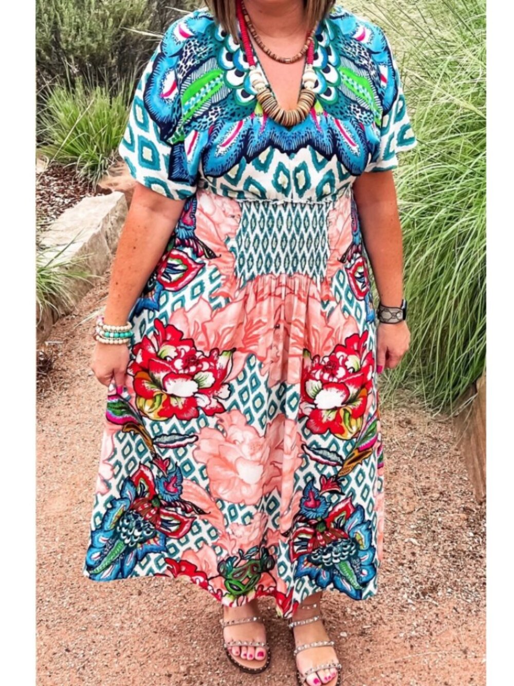 Anthropologie Bl^nk London Tatiana Kaftan Dress - Picture 13 of 13